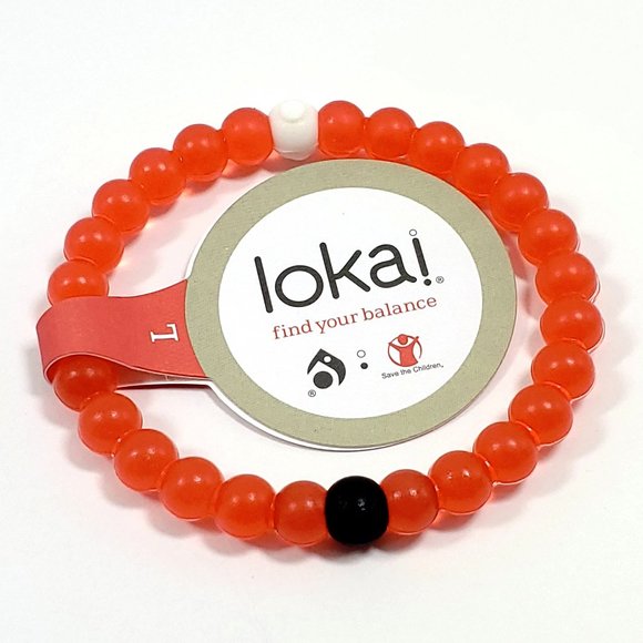 Lokai Bracelet Save The Children Red S M L XL NEW - Picture 4 of 6